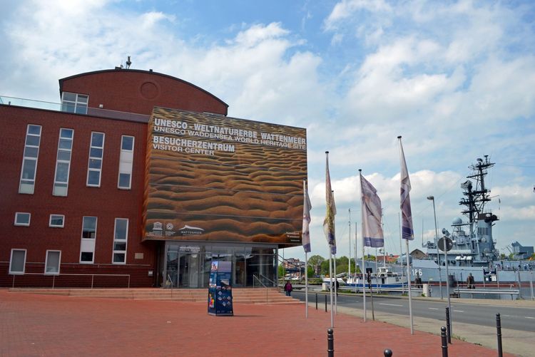 Gebäude vom UNESCO-Weltnaturerbe Wattenmeer Besucherzentrum in Wilhelmshaven
