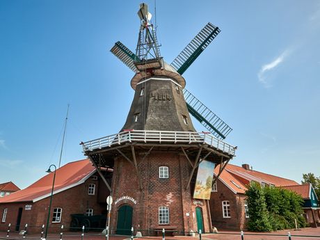 Die Mühle mit Mühlengalerie in Ostgroßefehn 